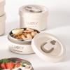 Hộp cơm giữ nhiệt LUCKY nhiều tầng, màu đẹp