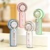 Quạt Cầm Tay Mini Tích Điện Cực Nhỏ Gọn Bỏ Túi - 3 Chế Độ Gió, Sạc USB, Thiết Kế Dễ Thương