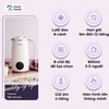 Máy Làm Sữa Hạt Mini Đa Năng OSTMARS, 7 Chế Độ Nấu, Màn Hình Thông Minh Công Suất 600W, 800ml