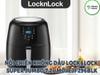 Nồi Chiên Không Dầu Lock&Lock Super Jumbo EJF296BLK 7.2L