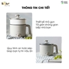 Nồi Lẩu Mini Đa Năng 1.2L Bear DRG-C12K1
