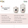 Nồi nấu chậm Bear 0,8L SUBE001