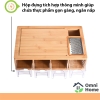 Thớt Gỗ Tre Nguyên Khối Phổ Song - Hộp Bảo Quản Tiện Lợi, An Toàn Cho Sức Khỏe