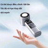 Quạt Cầm Tay Mini Sò Lạnh Cao Cấp, Pin Khủng 6000mAh, 199 Tốc Độ Gió, Màn Hình LED, Gập 90 Độ Để Bàn