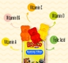 Kẹo Dẻo Gấu Gummy L'il Critters Immune Vitamin C, Kẽm Và Vitamin D 290V