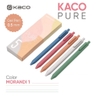 bo-5-but-gel-kaco-pure-plastic-gel-ink-pen-muc-nhieu-mau-cao-cap-chinh-hang-minh
