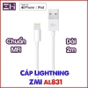 cap-lightning-zmi-al813-dai-1m-al831-dai-2m-dung-cho-iphone-ipad-chuan-mfi-chinh