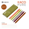 bo-5-but-gel-kaco-pure-plastic-gel-ink-pen-loai-vintage-muc-nhieu-mau-cao-cap-ch