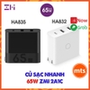 cu-sac-65w-xiaomi-zmi-ha835-ha832-chuan-pd-3-cong-coc-sac-nhanh-xiaomi-zmi-ha835