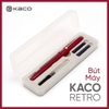 but-may-kaco-retro-6-mau-kem-hop-dung-2-ong-muc-1-ong-bom-muc-cao-cap-chinh-hang
