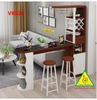 quay-bar-mini-quay-bar-nha-bep-ket-hop-tu-ruou-vkb024-khong-kem-ghe-noi-that-lap