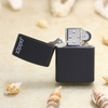 Zippo 218ZL – Zippo Black Matte with Zippo Logo