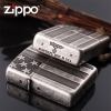 Zippo 28974 – Zippo Armor – US Flag – Antique Silver Plate