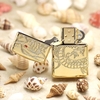 Zippo Armor Red Eyed Dragon Gold Plate
