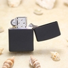 Zippo 218ZL – Zippo Black Matte with Zippo Logo