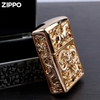 Zippo thân khắc Rồng nắp khắc Ngựa