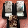 Zippo Khắc CNC Bạc Chữ NHẪN SG018