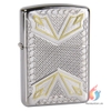 Bật lửa Zippo Armor Dagger Brushed Chrome - sunnystore.vn.