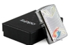 Bật lửa Zippo Armor Dagger Brushed Chrome - sunnystore.vn.