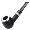 Tẩu bắt tóp Lubinski LB-Double Silver Ring Sandblasted Pipe