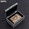 Zippo thân khắc Rồng nắp khắc Ngựa