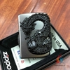 Zippo ốp Emblem hình Rồng Đen - sunnystore.vn.