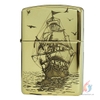 Zippo Vỏ Armor Hình Thuận Buồm Xuôi Gió Khắc 2 Mặt