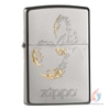 Bật Lửa Zippo Mạ Satin Khắc Hình Bọ Cạp