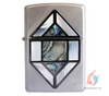 Bật Lửa Zippo Khảm Trai Glass Emblem - 20899