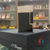 Bật Lửa S.T.DUPONT D03 - BLACK LACQUER FIRE HEAD PALLADIUM FINISHED