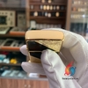 Zippo Gold Plate khảm men đen