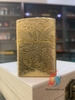 Zippo khắc 3D rồng vàng Gold Plate