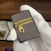 Zippo Lighter Metal Zipper ( Màu đen )