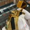 Bật lửa Cartier vuông sọc hoa văn