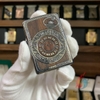 Bật lửa zippo khảm gỗ đồng hồ quả quýt