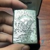 Zippo bạc khối phượng hoàng lửa