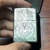Zippo Bạc Khối Thiên Thần Hộ Mệnh Khắc 4 mặt