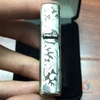 Zippo Bạc Khối Khắc Hoa Văn Cổ Điển 4 Mặt