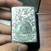 Zippo Bạc khối khắc Phật Như Lai 4 mặt