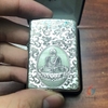 Zippo Bạc khối khắc Phật Như Lai 4 mặtZippo Bạc khối khắc Phật Như Lai 4 mặt