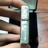 Zippo bạc khối tỳ hưu tiền khắc 5 mặt
