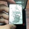 Zippo Bạc Khối Khắc Thuận Buồm Xuôi Gió
