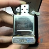Zippo Bạc Nguyên Khối Hoa Văn Khắc 2 Mặt