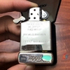 Zippo Bạc Khối Khắc Hoa Văn 2 Mặt
