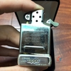 Zippo Bạc Khối Khắc 2 Mặt Logo Marlboro