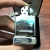 Zippo Bạc Khối Khắc 2 Mặt Logo Marlboro