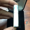 Zippo Bạc Khối Khắc Hoa Văn 2 Mặt