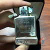 Zippo Bạc Khối Trơn Xước Phay