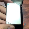 Zippo Bạc Khối Trơn Bóng Chặt Góc Tái Bản 1937