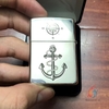 Zippo Armor khắc ăn mòn chủ đề thuận buồm xuôi gió 2 mặt